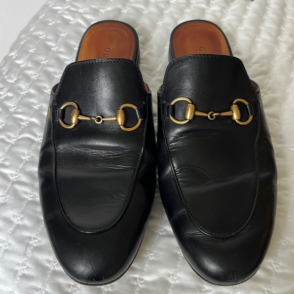 Gucci Shoes - Authentic Gucci Princeton Mules Black Leather